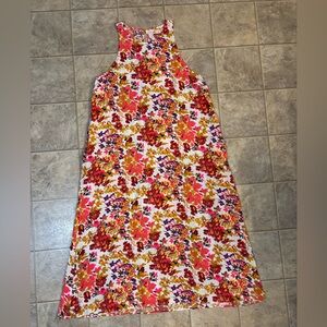 NATURAL LIFE Halle Floral Maxi Dress Large Extra Large Neon Pink Purple